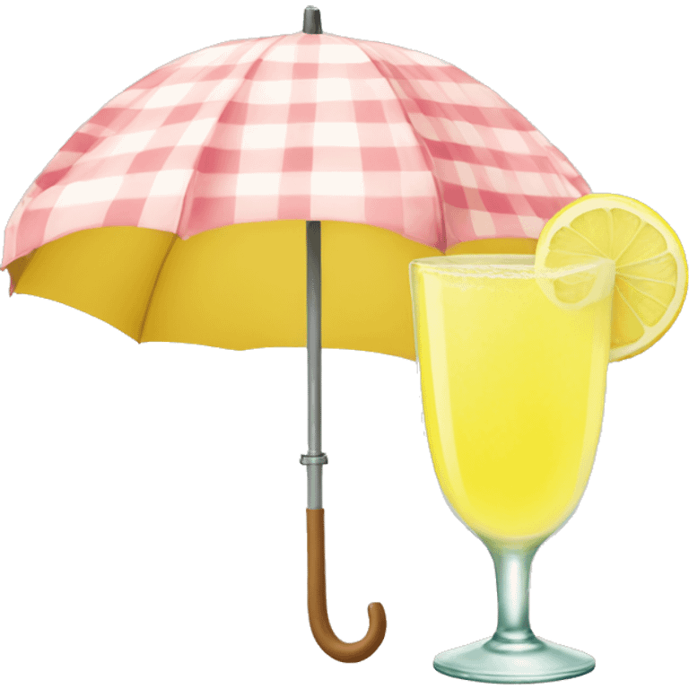 lemonade with an small umberlla  emoji