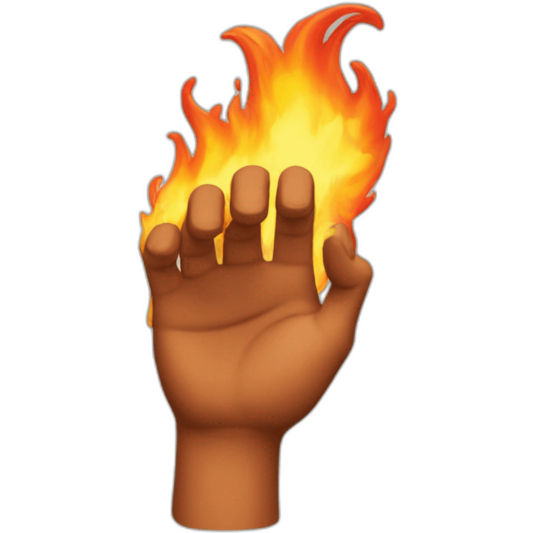 Hand-Like-fire emoji