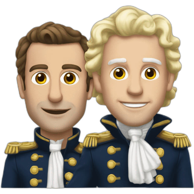 Macron et Marine le paine emoji