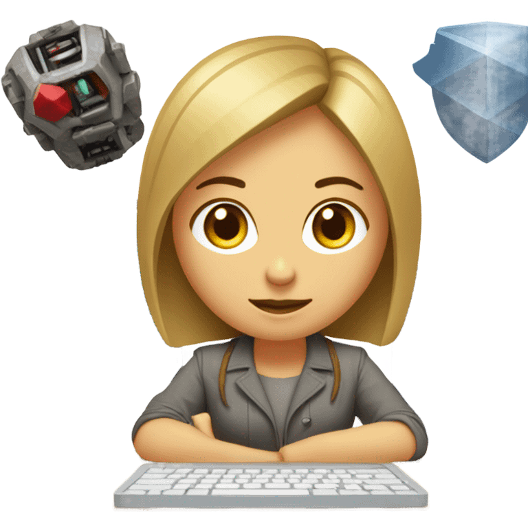 polish woman doing angular development emoji