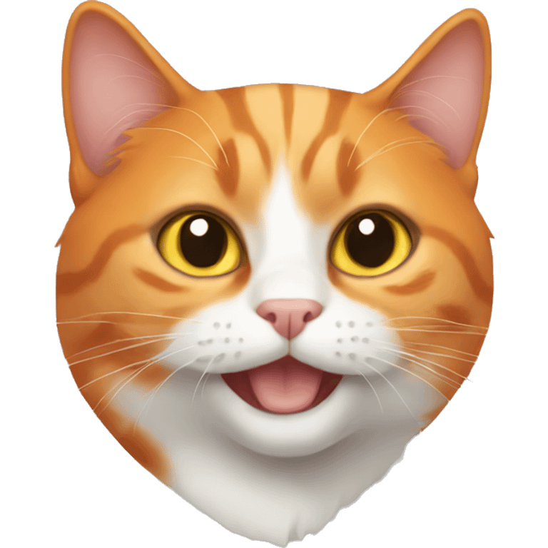 Orange cat emoji