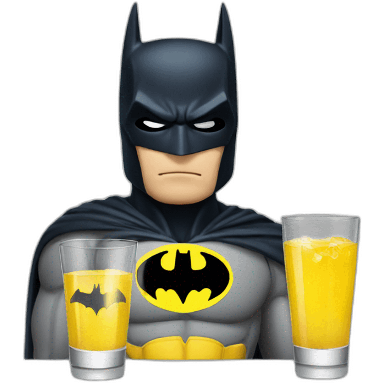 batman drink vodka emoji