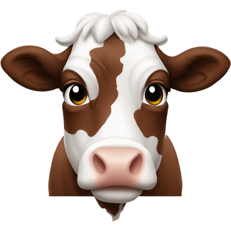 Hereford heifer emoji