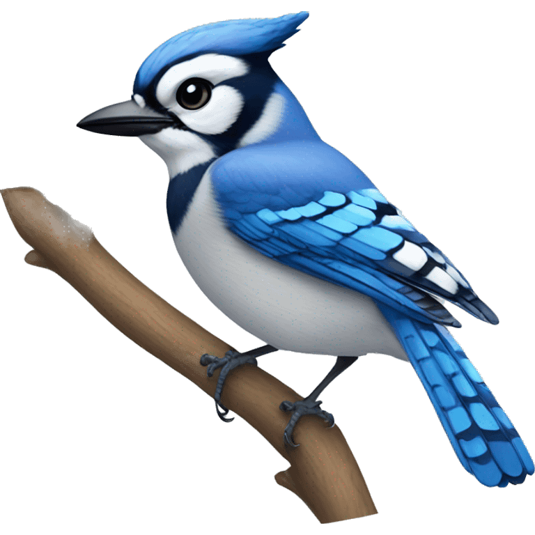 Blue Jay Bird emoji