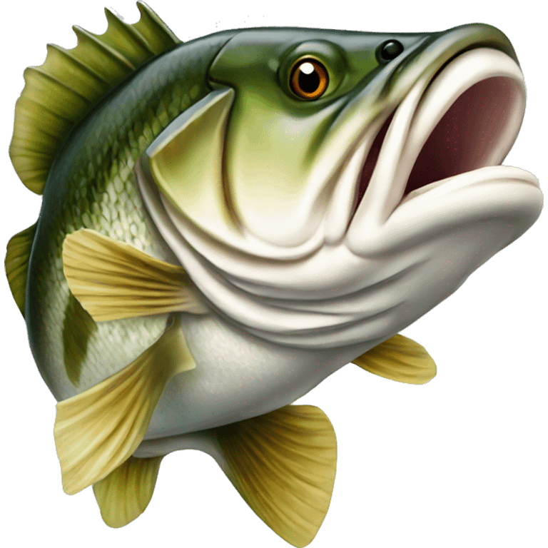 large mouth bass emoji