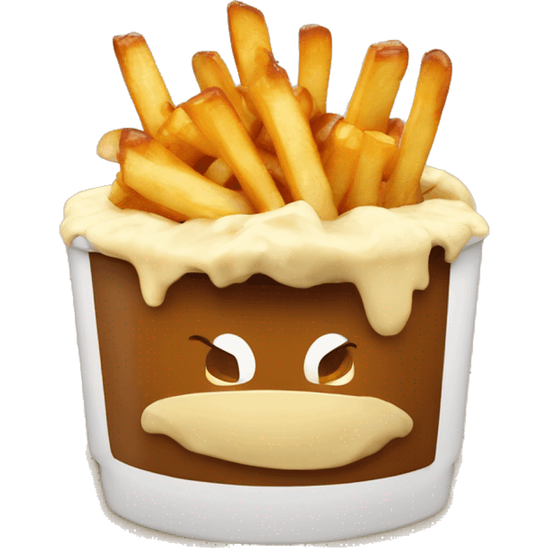 poutine qui mange unepoutine emoji