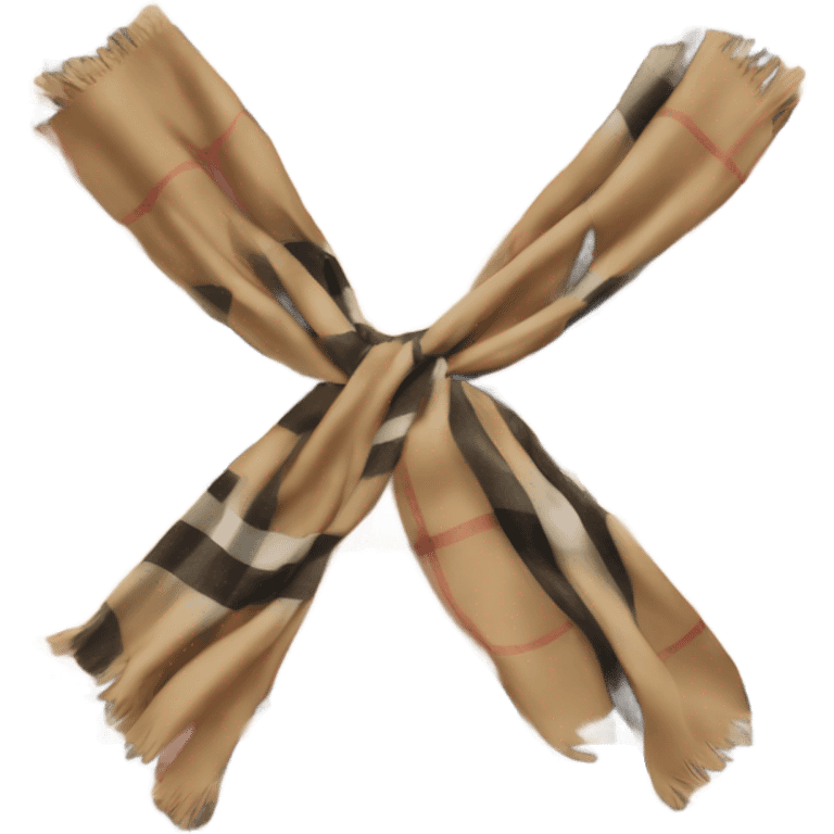 Burberry scarf  emoji