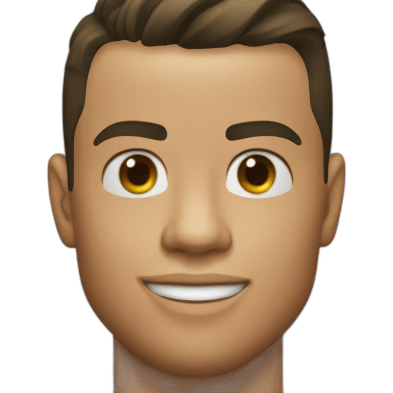 Christiano Ronaldo fair skin emoji