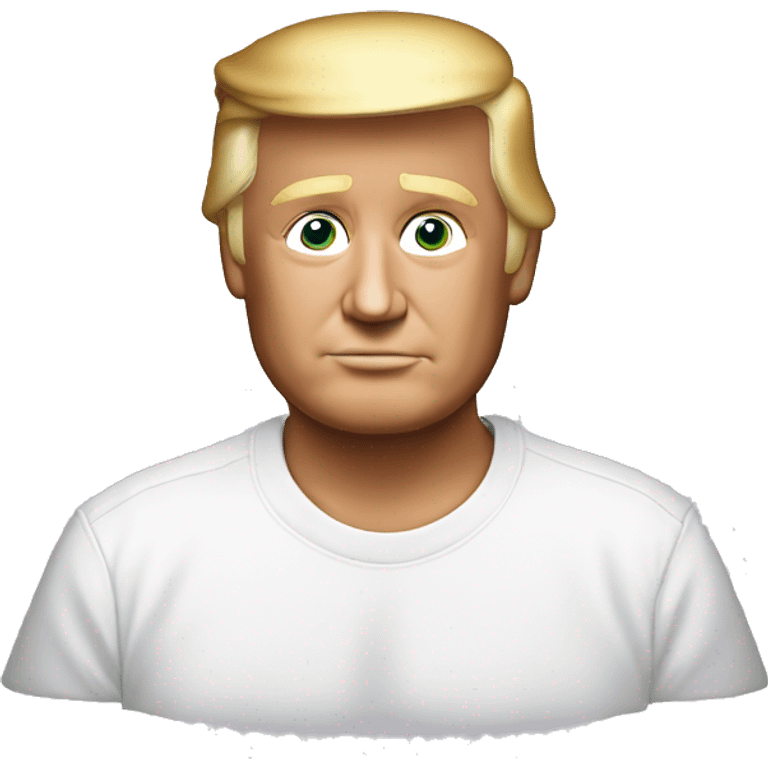 Donald Trump wearing a Supreme box logo teeshirt emoji