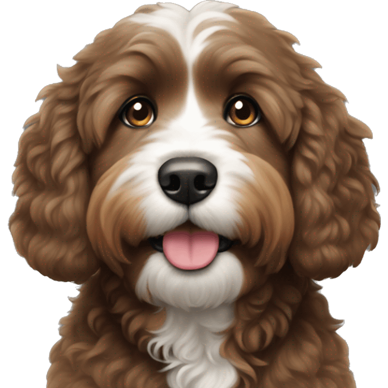 Sable bernedoodle emoji