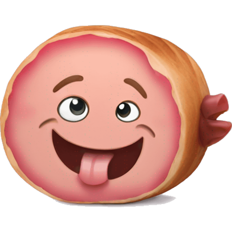 happy ham emoji