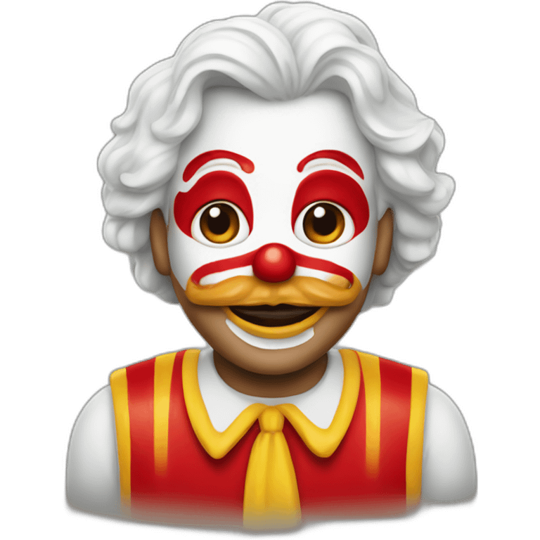 Ronald mcdonald emoji