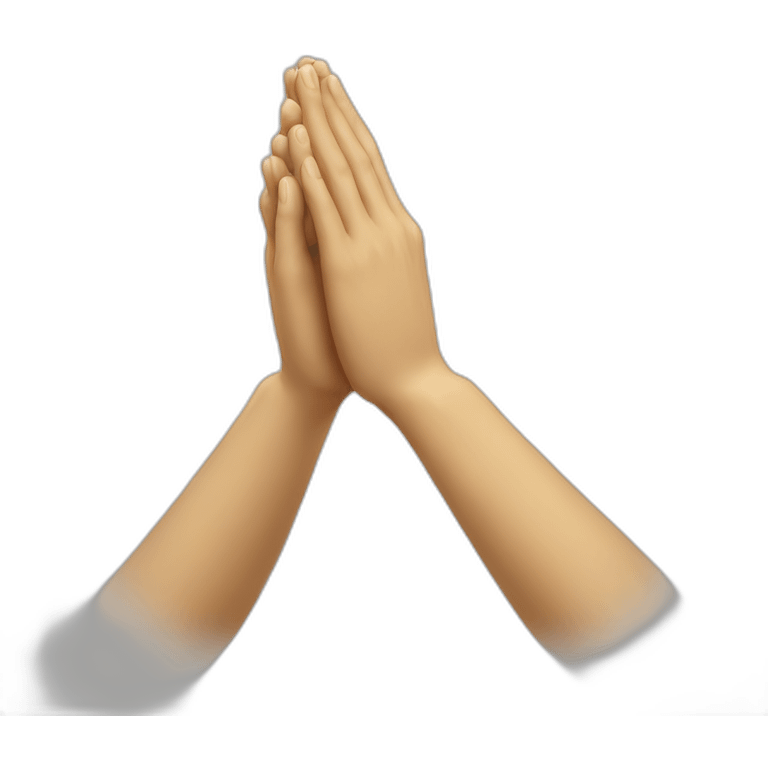 Praying hands emoji