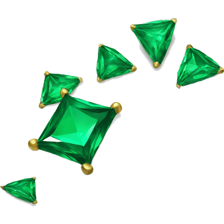 crown emerald color   emoji