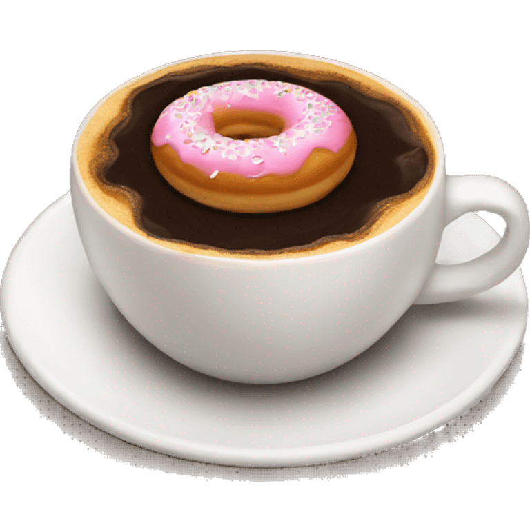 Dunkin donuts coffee emoji