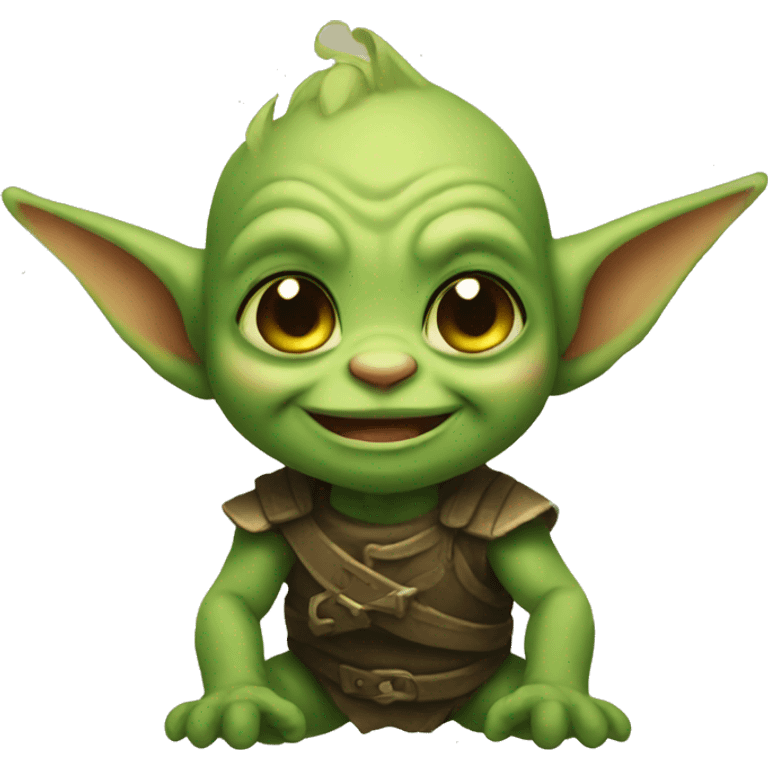 cute baby goblin  emoji