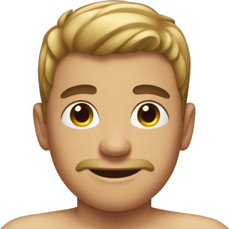 Gay shirtless man  emoji