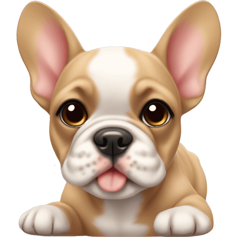 Fawn frenchie pup emoji