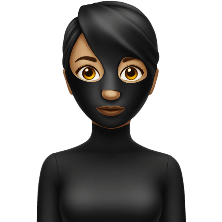 GIRL with mask on emoji