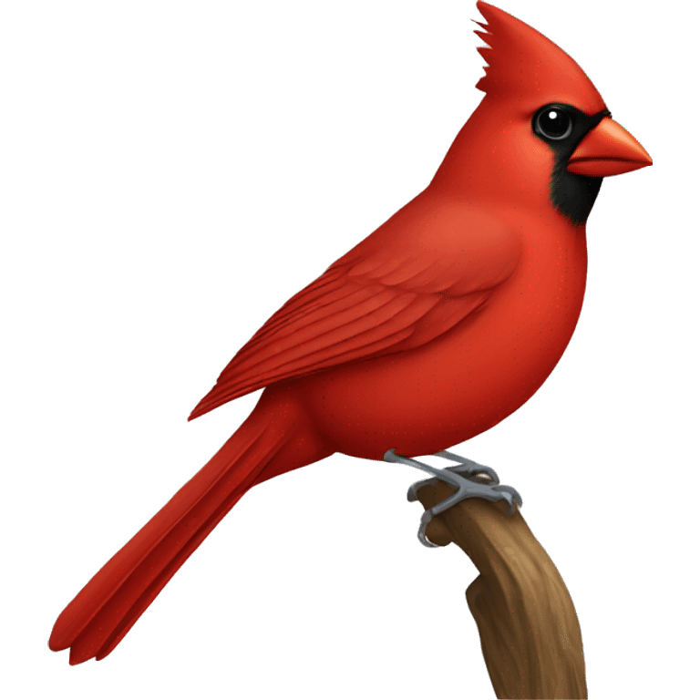 Male cardinal  emoji