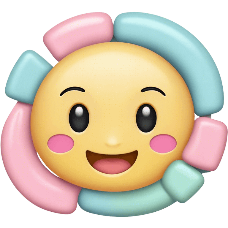 pastel sign say "hello" emoji