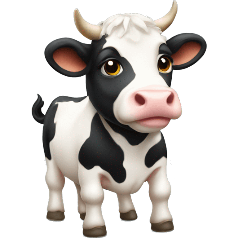 micro mini cow  emoji