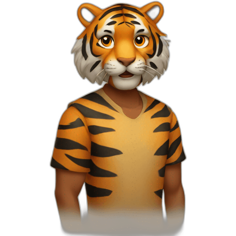 Tiger man emoji