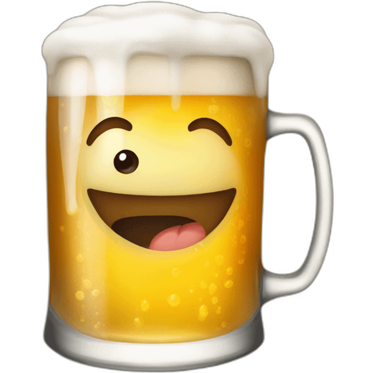 Luidji drink beer emoji