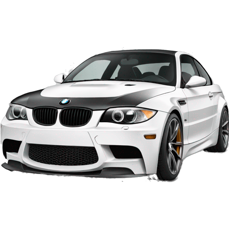 BMW s1 color blanco con body kit emoji