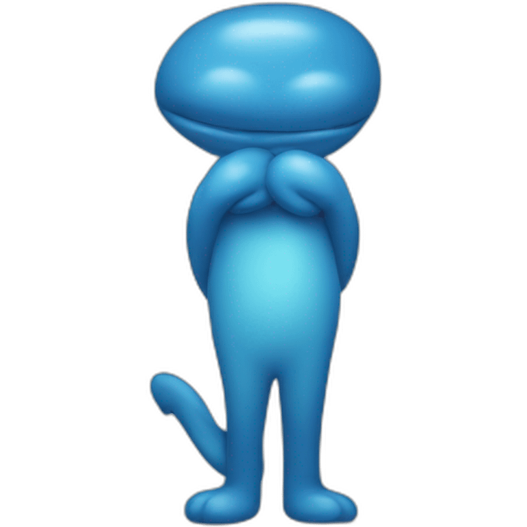 blue peptie emoji