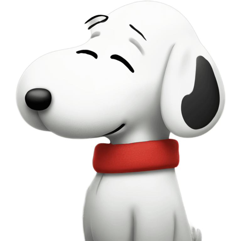 snoopy sad emoji