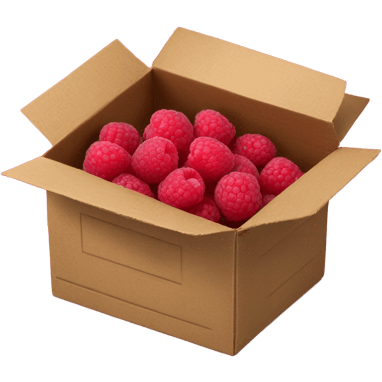 raspberries in a box emoji