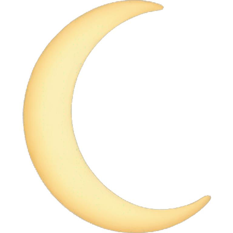 crescent-moon emoji