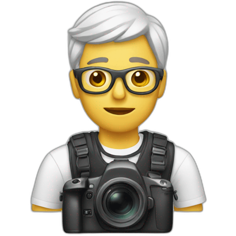 White photographer emoji