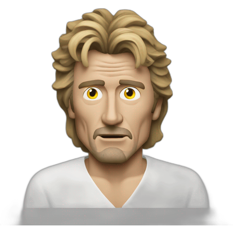 Johnny Halliday's Ghost sick emoji