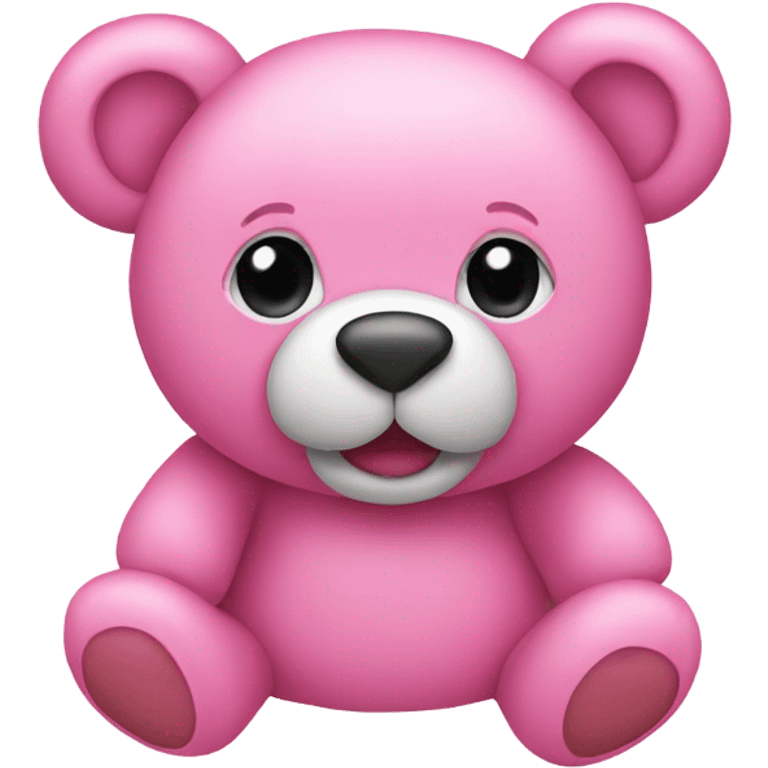 pink teddy bear emoji