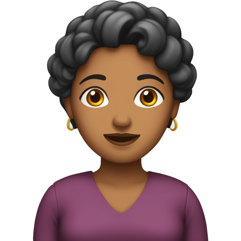 Mujer enojada  emoji