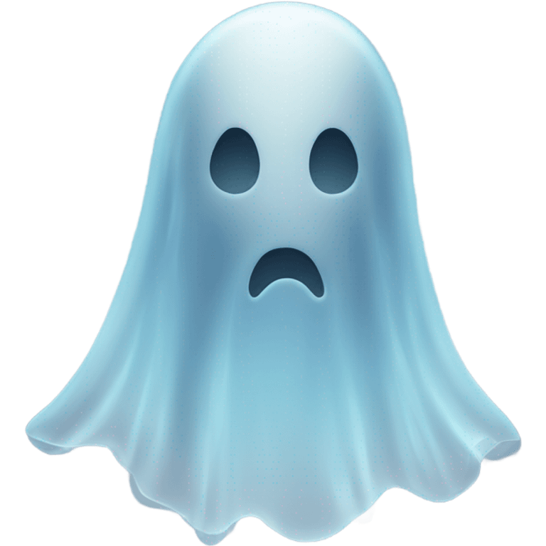 transparent ghost, ethereal, no shape emoji