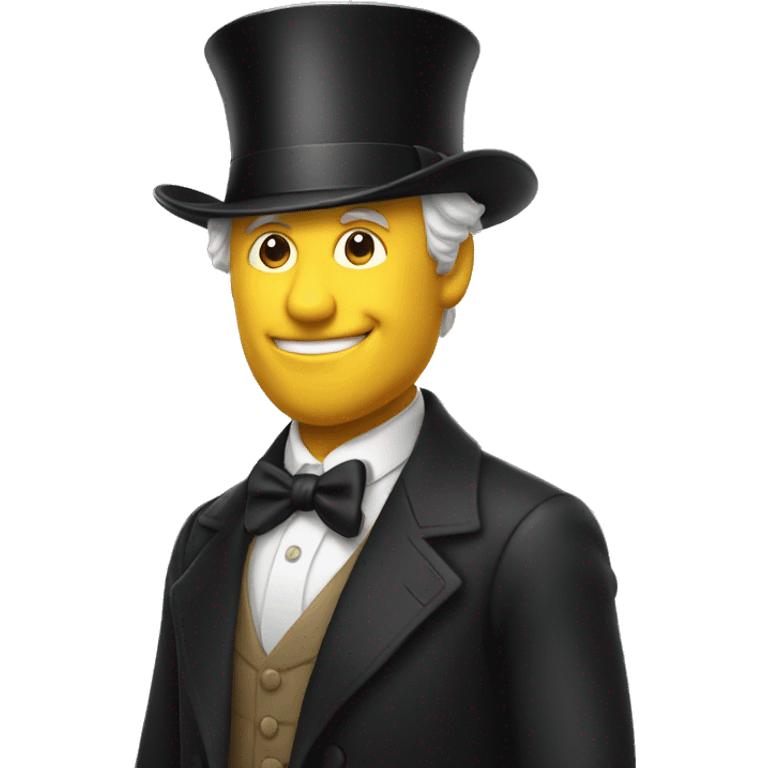 distinguished gentleman tipping his hat emoji