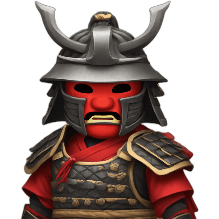 Red Mask - Chinese Samurai emoji