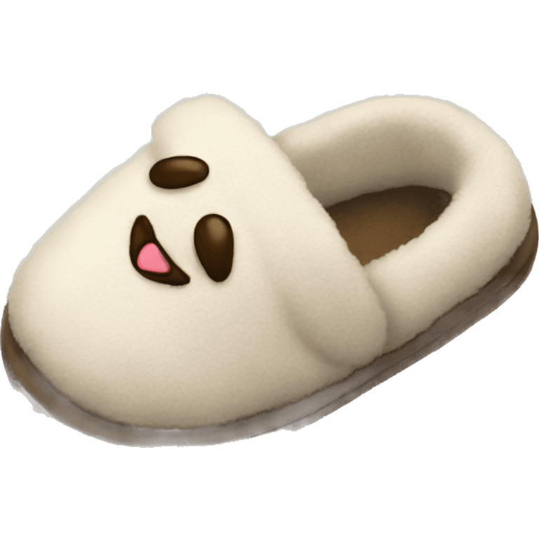 Cozy slippers emoji