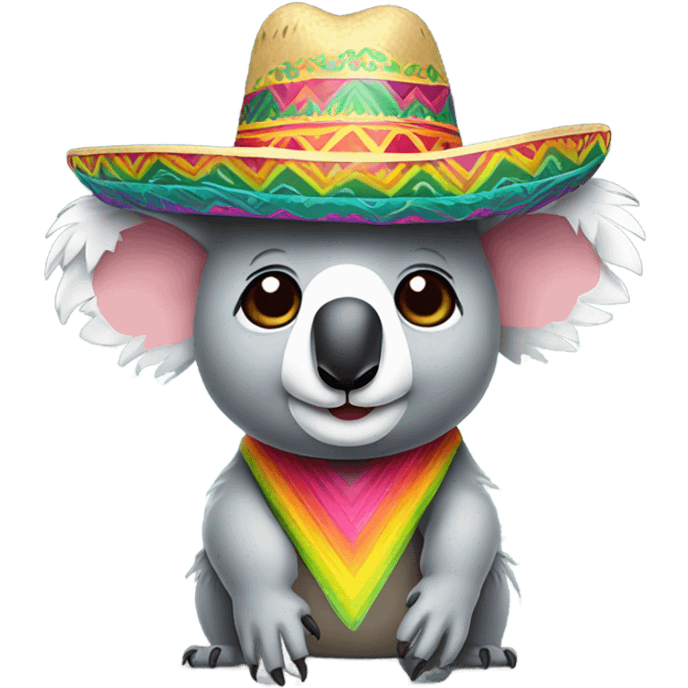 Koala wearing sombrero  emoji