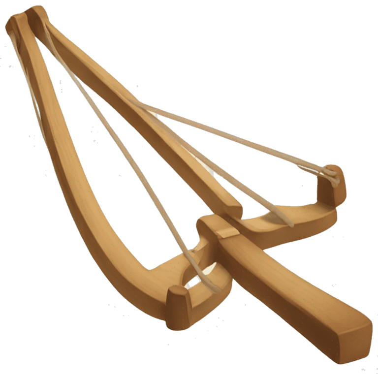 Slingshot with elastic band emoji