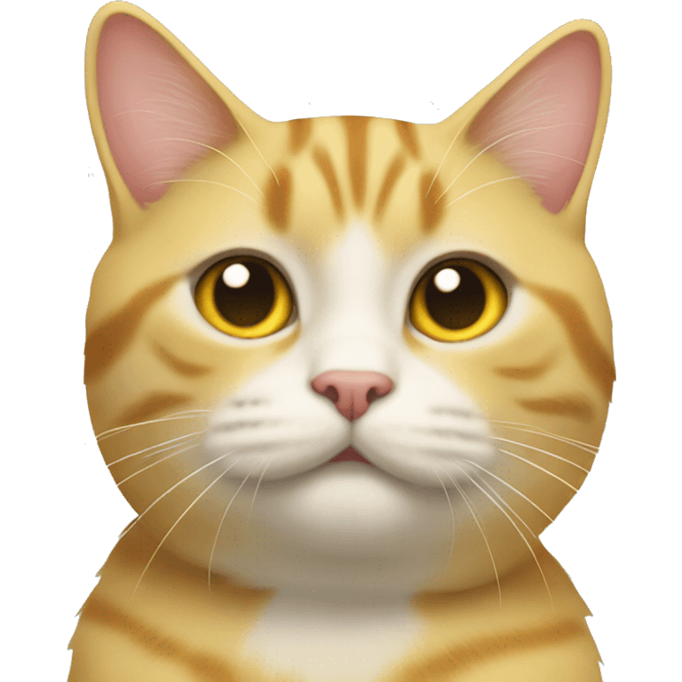 Gatos amarillo  emoji