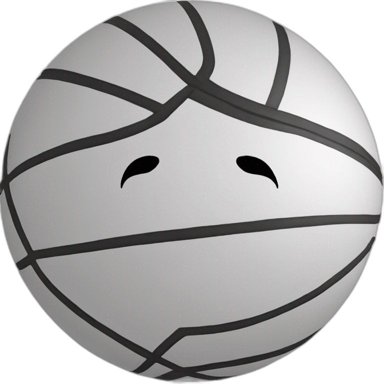 Ballon de basket pleurer de rire emoji