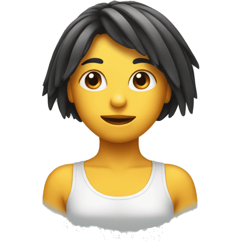 chick with ribbob on head emoji