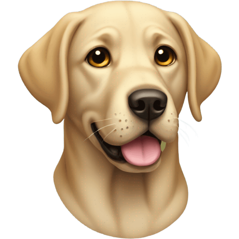 Labrador play  emoji