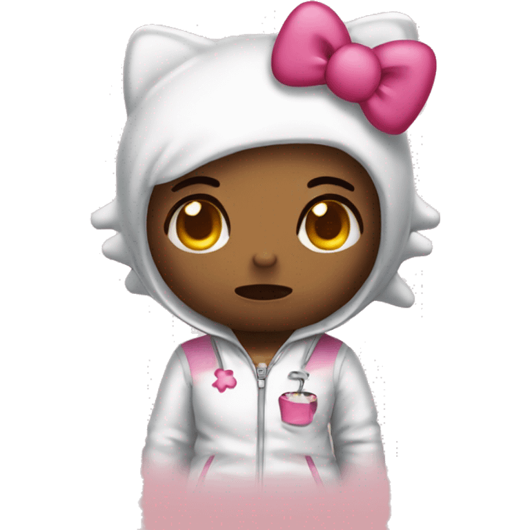 sick hello kitty emoji