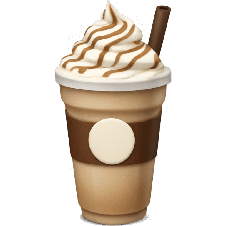 Coffee frappe  emoji