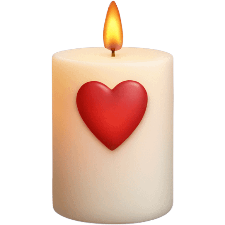 heart candle emoji